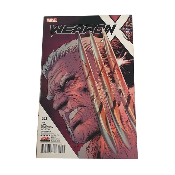Weapon X 2 Marvel June 2017 Comic Book Collector Bagged Boarded Pak Land - Picture 1 of 2